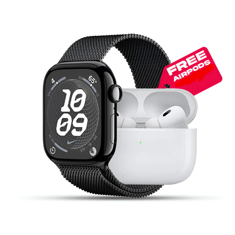 M4000 Smart watch with airpods and 7 straps